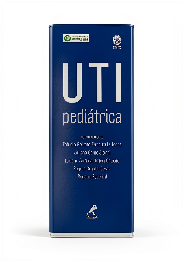 Installing Manole Emergency Pediatrics Book Portuguese Medical Guide on a wooden desk