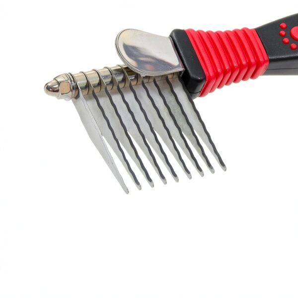 Ryan’s Pet Supplies Dematting Tool Stainless Steel Blades-3