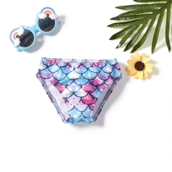 Baby Girl Swimwear Set Rash Guard Swimsuit Quick Dry-4