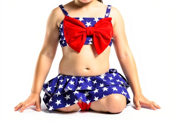 Baby Girls Rash Guard Set Nylon Spandex Soft Lining-1