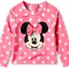 Minnie Mouse Rash Guard Set UPF 50 Baby Girls Swimsuit-1