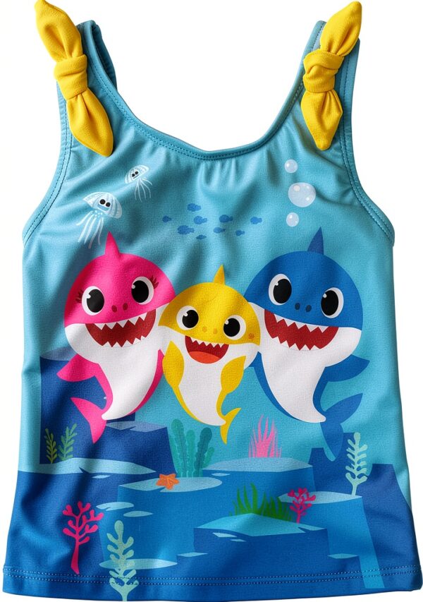 Baby Shark Toddler Girls Swim Set UPF 50+ Brooklyn-3