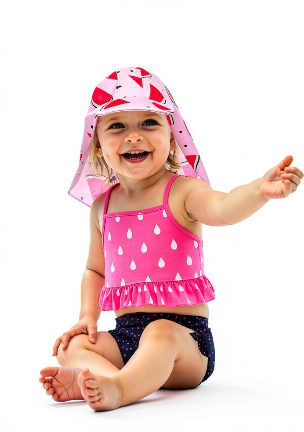 Pavo Girls UPF 50 Swim Set Soft Sun Protective Clothing-4