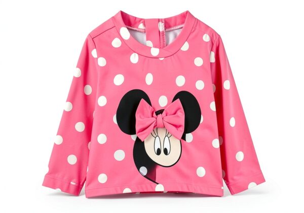 Minnie Mouse Rash Guard Set UPF 50 Baby Girls Swimsuit-2
