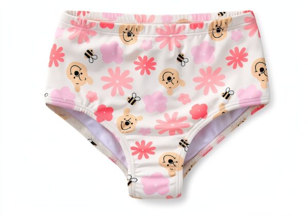 Disney Winnie the Pooh Baby Girls UPF 50 Rash Guard Swimsuit-5