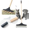 Lasnten Pet Carpet Rake Deep Cleaning Long Handle Multi-1