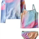 Girls Rash Guard Set UPF 50 Recycled Polyester The Childrens-0