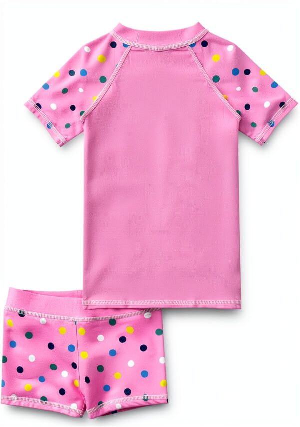 Girls Swimsuits UPF 50 Quick Dry Toddler Rash Guard Sets-1