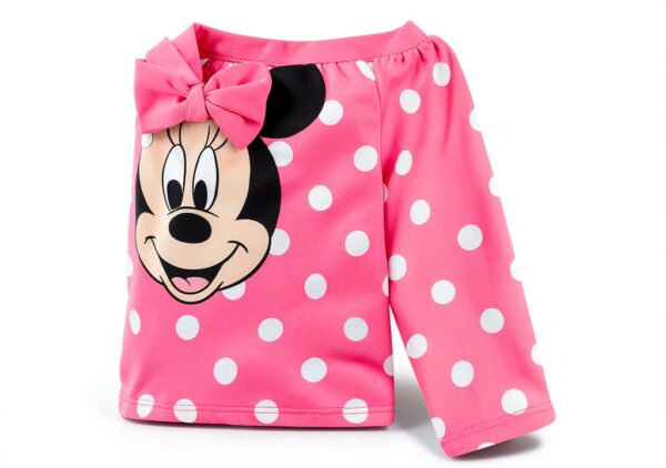 Minnie Mouse Rash Guard Set UPF 50 Baby Girls Swimsuit-4