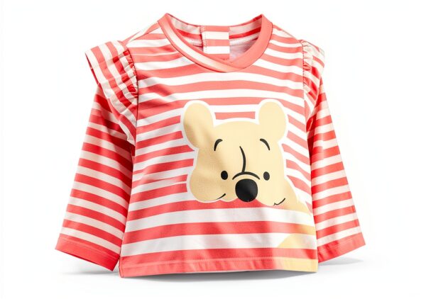 Disney Winnie the Pooh Baby Girls UPF 50 Rash Guard Swimsuit-2