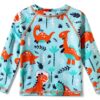 HUAANIUE Baby Girls Swimsuit UPF50 Sun Protection Quick Dry-1