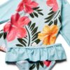 Baby Girls Rash Guard Set Pull On Closure Sun Protection-1