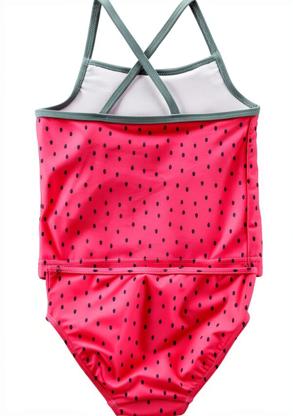 Carters UPF 50 Baby Girls Rash Guard Swim Set Watermelon-1