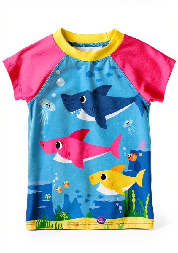 Baby Shark Toddler Girls Swim Set UPF 50+ Brooklyn-1