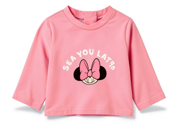 Disney Minnie Mouse UPF 50 Rash Guard Set Baby Girls-3