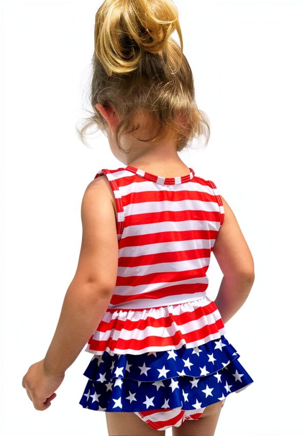 Baby Girls Rash Guard Set Nylon Spandex Soft Lining-3