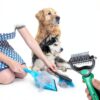 Candure Pet Deshedding Brush Dual Sided Grooming Tool-7