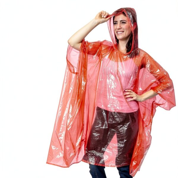 Juvale Disposable Rain Ponchos Adults Waterproof Lightweight-3
