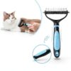 MIU COLOR Undercoat Rake Deshedding Brush Dog Grooming Tool-5