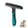 Wodine Carpet Rake Pet Hair Remover Double Row Pins-5