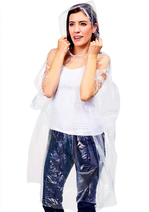 Juvale Disposable Rain Ponchos Adults Waterproof Lightweight-1