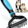 MIU COLOR Undercoat Rake Deshedding Brush Dog Grooming Tool-0
