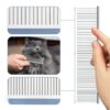 Tsxurepaw Pet Grooming Rake Long Hair Deshedding Tool-3