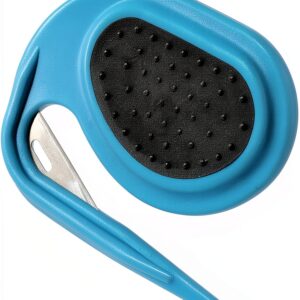 Groom Professional Mat Splitter Blue Stainless Steel Pet-0