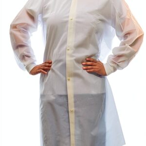 Dealmed Disposable Lab Coat SMS Material Multi Purpose Use-0