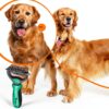 Candure Pet Deshedding Brush Dual Sided Grooming Tool-4