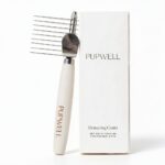 Pupwell Dematting Comb for Dogs Long Hair Grooming Tool-0
