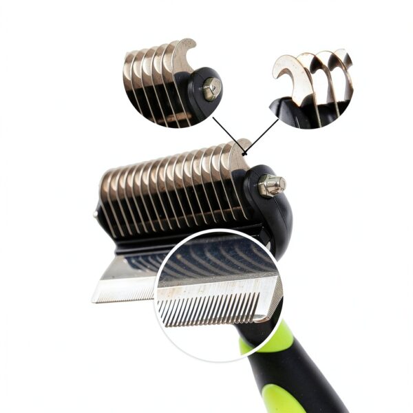 Cattasaurus Dog Grooming Brush Deshedding Comb Undercoat-2