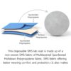 Dealmed Disposable Lab Coat SMS Material Multi Purpose Use-2