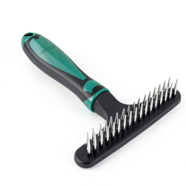 Wodine Carpet Rake Pet Hair Remover Double Row Pins-2