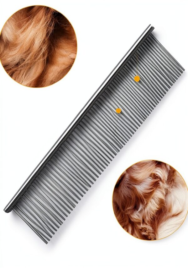 Candure Pet Deshedding Brush Dual Sided Grooming Tool-2