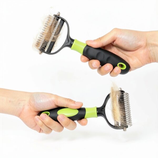 Cattasaurus Dog Grooming Brush Deshedding Comb Undercoat-4