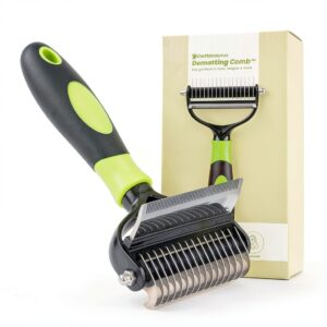 Cattasaurus Dog Grooming Brush Deshedding Comb Undercoat-0