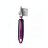 DeMatador Dog Grooming Rake Ergonomic Handle V Blade-1