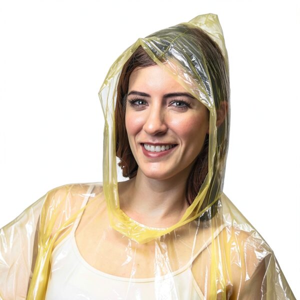 Juvale Disposable Rain Ponchos Adults Waterproof Lightweight-2