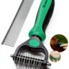 Candure Pet Deshedding Brush Dual Sided Grooming Tool-8
