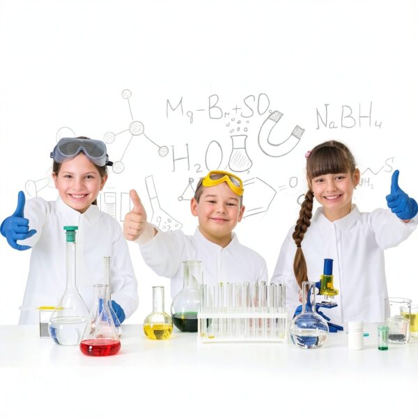 Disposable Kids Lab Coat KidsLab Youth XS White-1