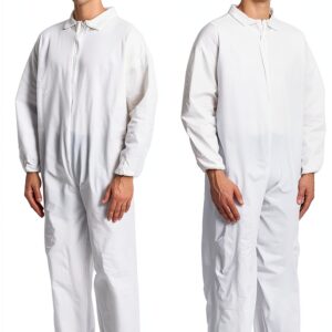 Disposable Coveralls Greenour White Unisex Suit-0