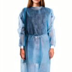EZGOODZ Disposable Isolation Gowns Polypropylene 45 GSM-0