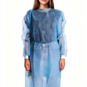 Isolation Gown EZGOODZ Polypropylene X-Large Pack-0