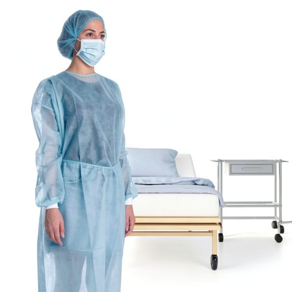 Isolation Gown EZGOODZ Polypropylene X-Large Pack-5