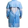 Cocoatlas Disposable Isolation Gown Blue Thumb Loop-0