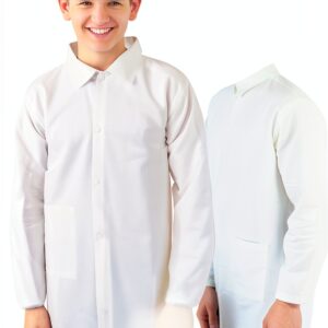 Disposable Kids Lab Coat KidsLab Youth XS White-0