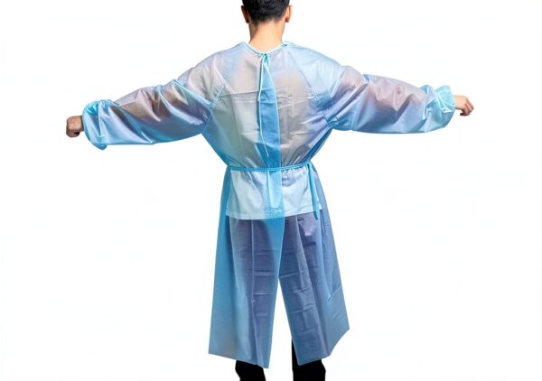 Nidohie Unisex Protective Lab Coat-3