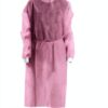 Pink Isolation Gowns EZGOODZ Disposable Hospital-1