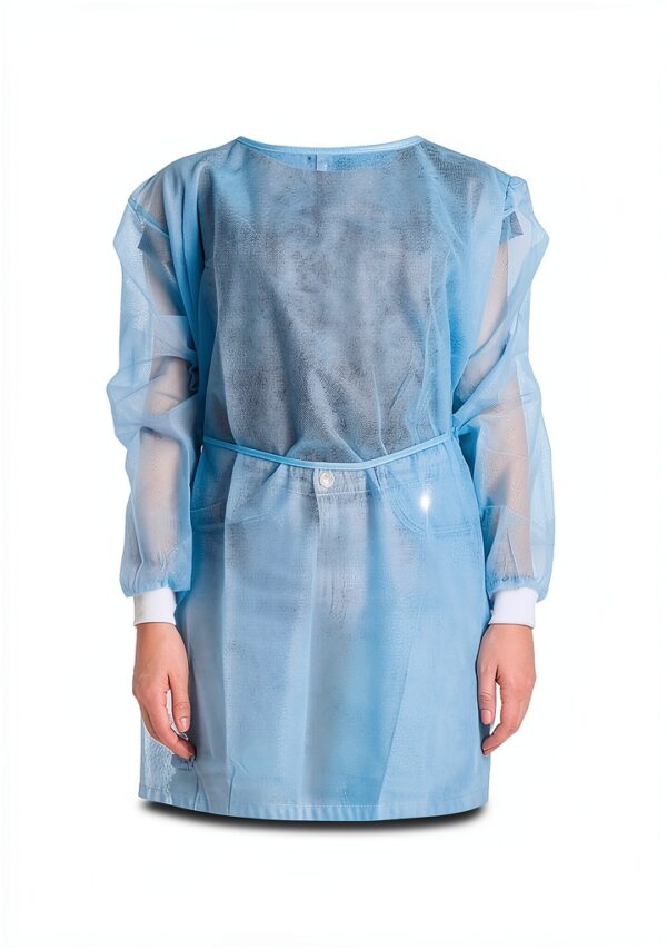 Isolation Gown EZGOODZ Polypropylene X-Large Pack-2